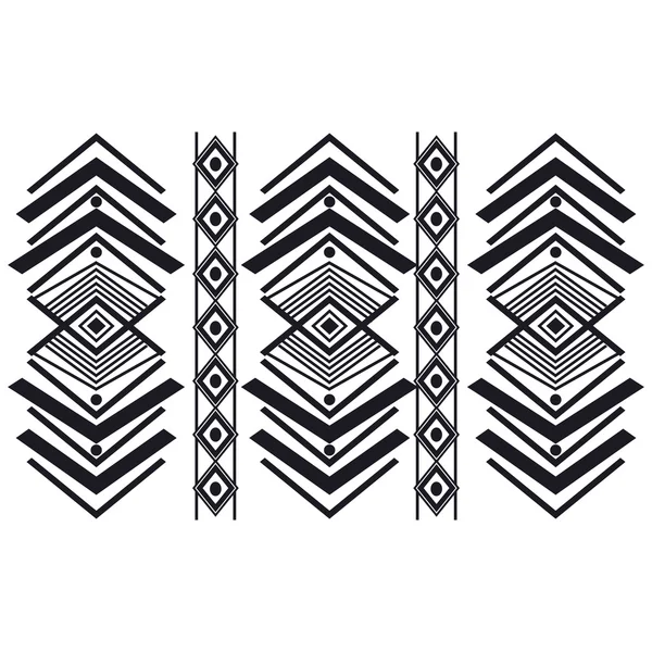 Icône de motif géométrique tribal — Image vectorielle