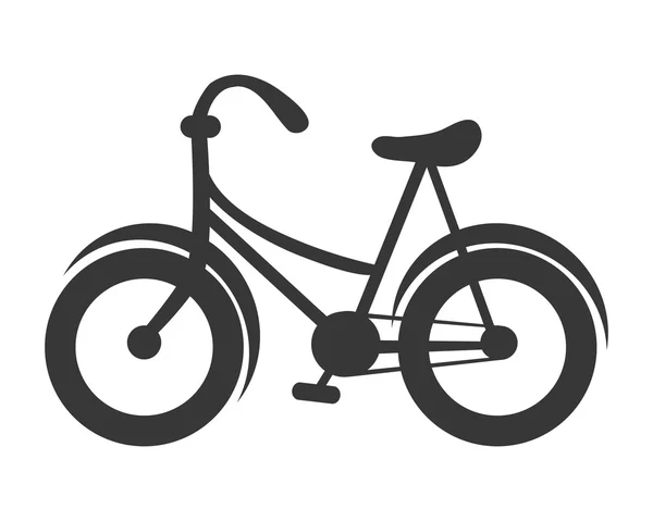 Single bike icon — Stock Vector