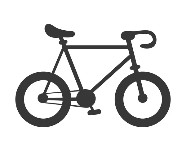 Één fiets pictogram — Stockvector