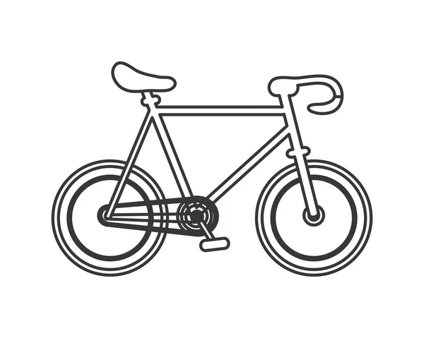 Icono de bicicleta única — Archivo Imágenes Vectoriales