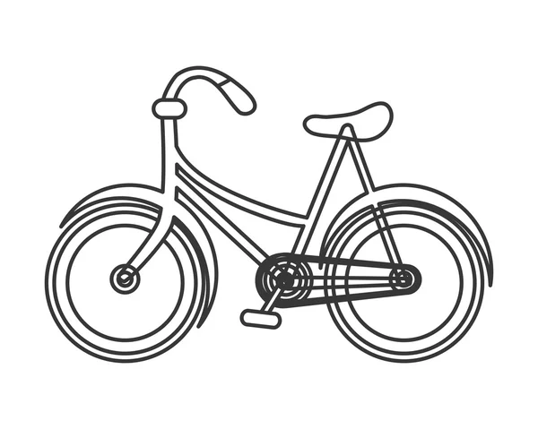 Icono de bicicleta única — Archivo Imágenes Vectoriales