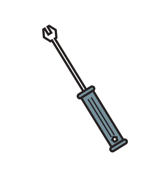 Small wrench icon — Stock Vector