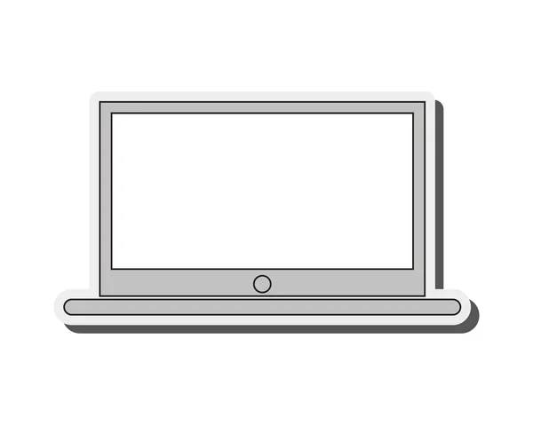 Icona della vista frontale portatile — Vettoriale Stock