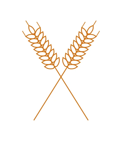 Weizenohren-Symbol — Stockvektor
