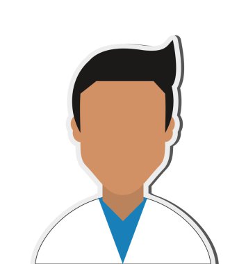 Doktor veya sağlık görevlisi simgesi