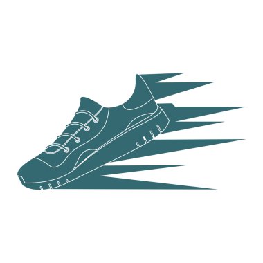 Koşu ayakkabıları simgesi
