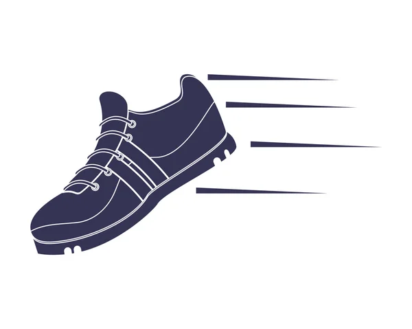 Running shoes icon — Stock Vector