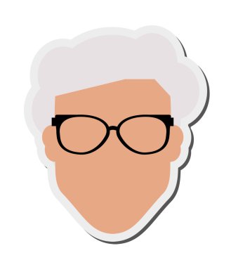 yüzü olmayan adam dikey simgesi