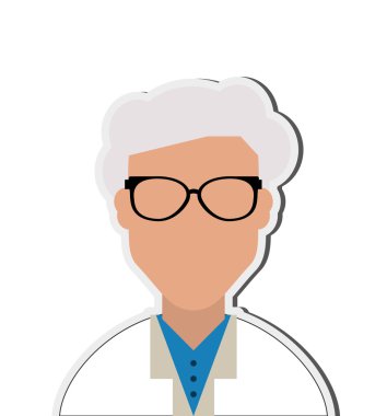 Doktor veya sağlık görevlisi simgesi