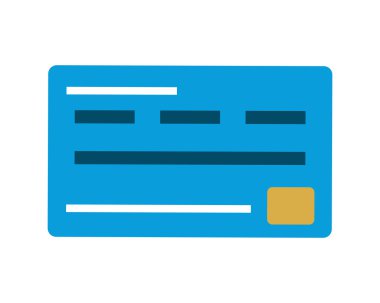 kredi kartı veya bankamatik kartı simgesi