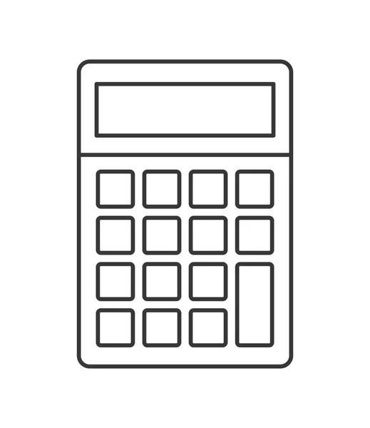 Иконка одного калькулятора — стоковый вектор