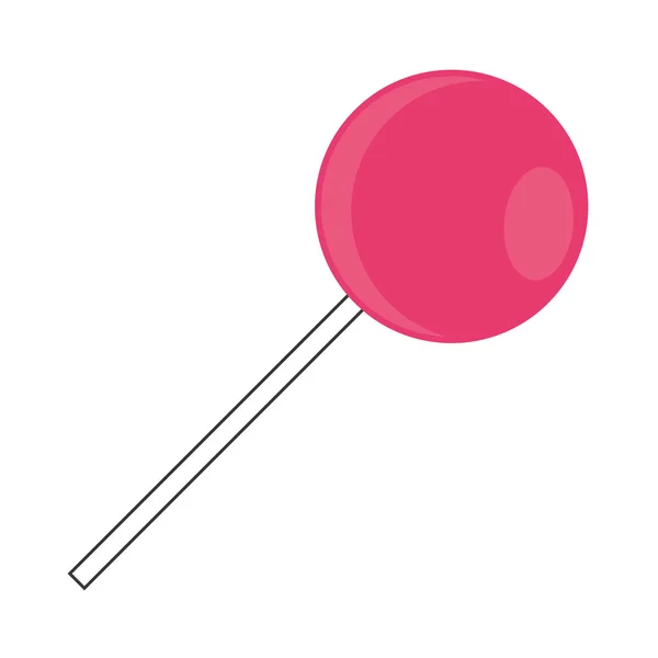 Snoep lolly pictogram — Stockvector