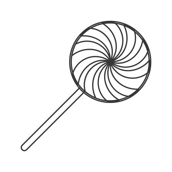 Caramelo lollipop icono — Vector de stock