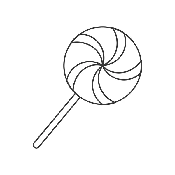 Caramelo lollipop icono — Vector de stock