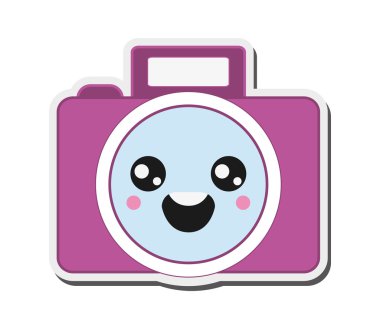 Kawaii fotoğraf kamera simgesi
