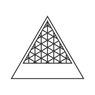 üçgen mozaik simgesini