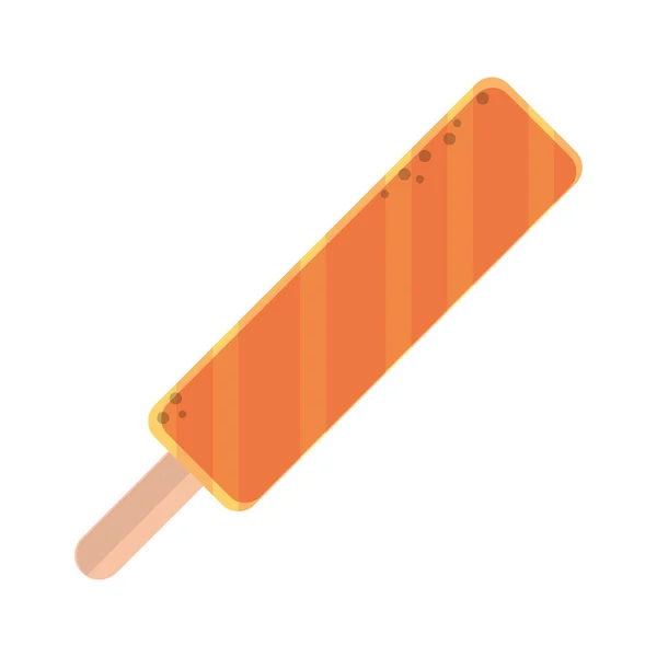 Icône de popsicle unique — Image vectorielle