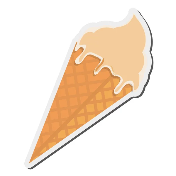 Конус мороженого — стоковый вектор