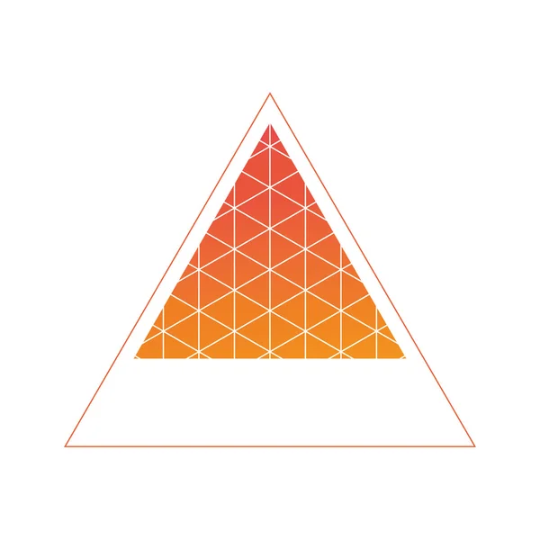 Icône mosaïque triangle — Image vectorielle
