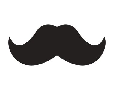 Vintage bıyık simgesi