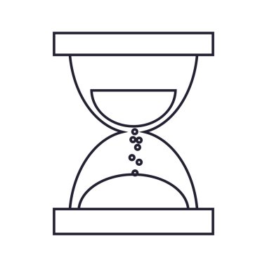 Tek kum saati simgesi