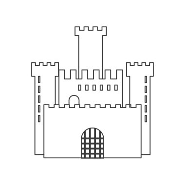 basit büyük kale simgesi