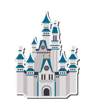 large castle icon clipart
