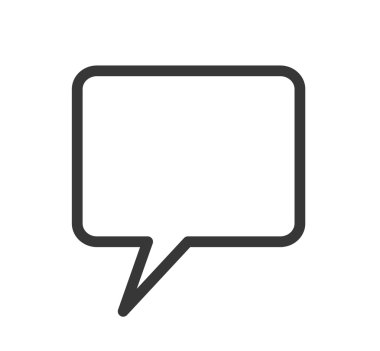 konuşma balonu simgesinin