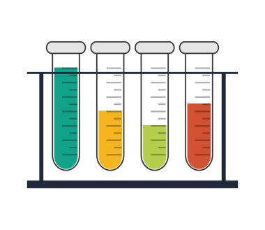 test tüpleri simgesi