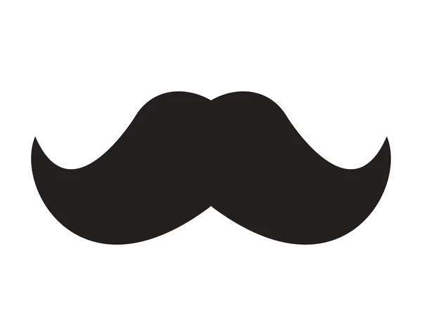 Vintage mustasch ikonen — Stock vektor