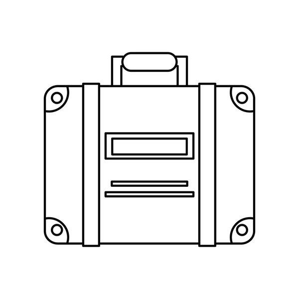Icona della valigia da viaggio — Vettoriale Stock