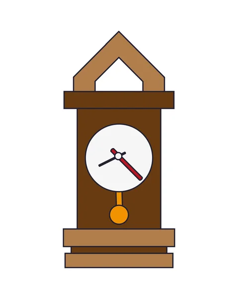 Ícone relógio de parede — Vetor de Stock
