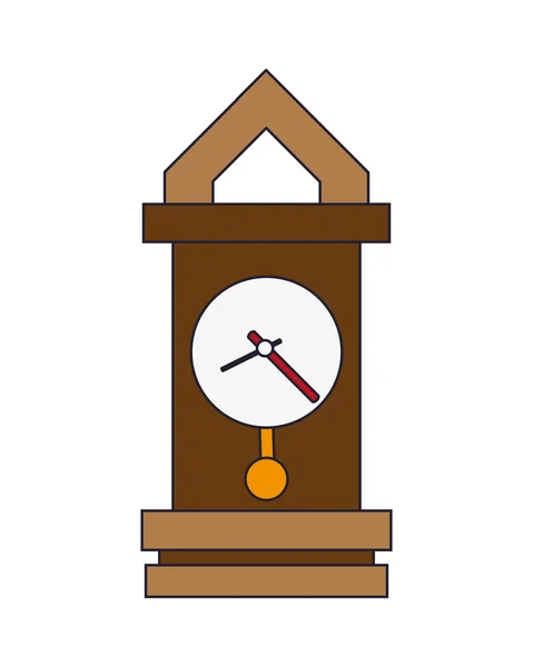 Icono de reloj de pared — Vector de stock