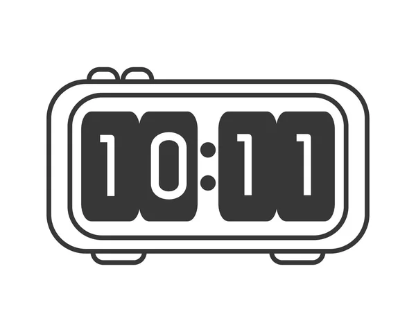 Despertador digital icono del reloj — Archivo Imágenes Vectoriales