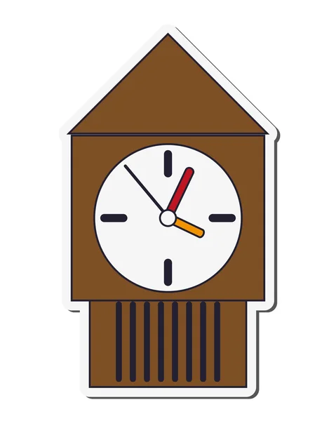 Icono de reloj de pared — Vector de stock