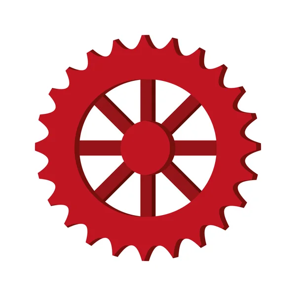 Single gear icon — Stock Vector