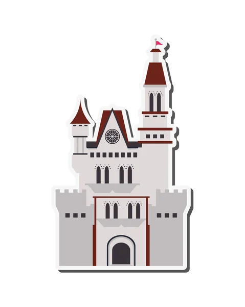 Stora slottet ikonen — Stock vektor