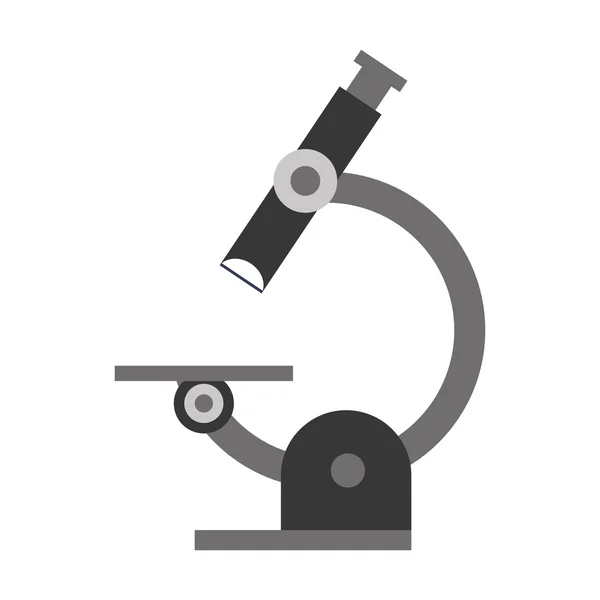 Single microscope icon — Stock Vector