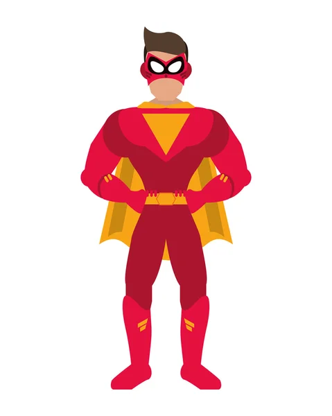 超级英雄头像超人漫画设计 — 图库矢量图片