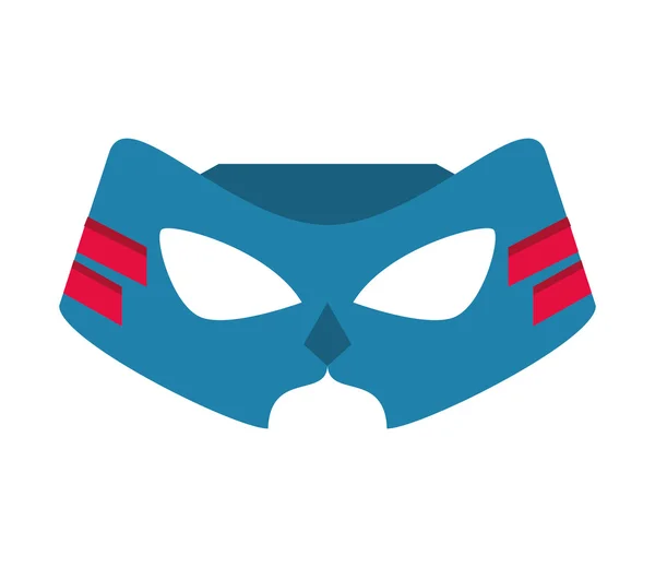 Superhero superman mask design — Stock Vector