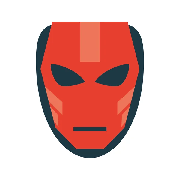 Superhero superman mask design — Stock Vector