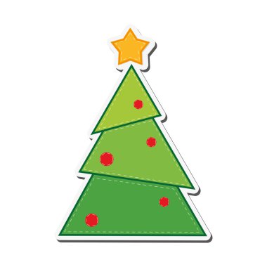 çam ağacı neşeli chistmas tasarım