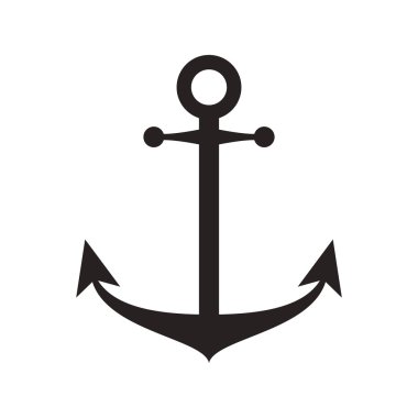 çapa siluet deniz tasarım