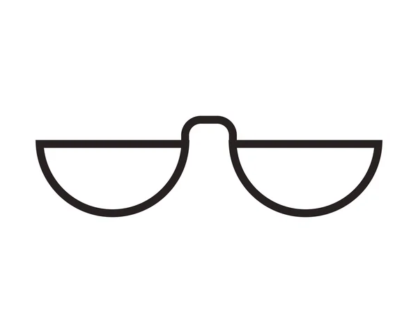 Brýle příslušenství módní design — Stockový vektor
