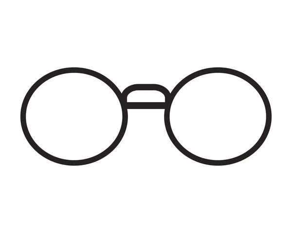 Bril accessoires modevormgeving — Stockvector