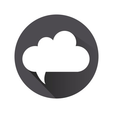 düşünce balonu simgesinin