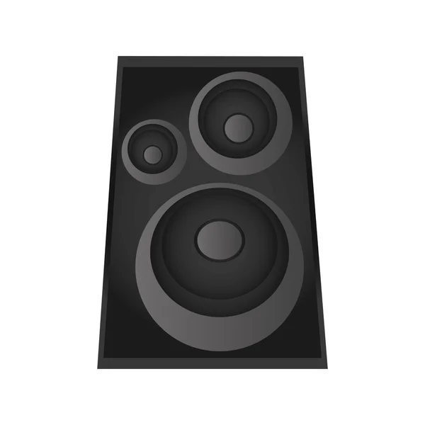 Icono del altavoz de música — Vector de stock