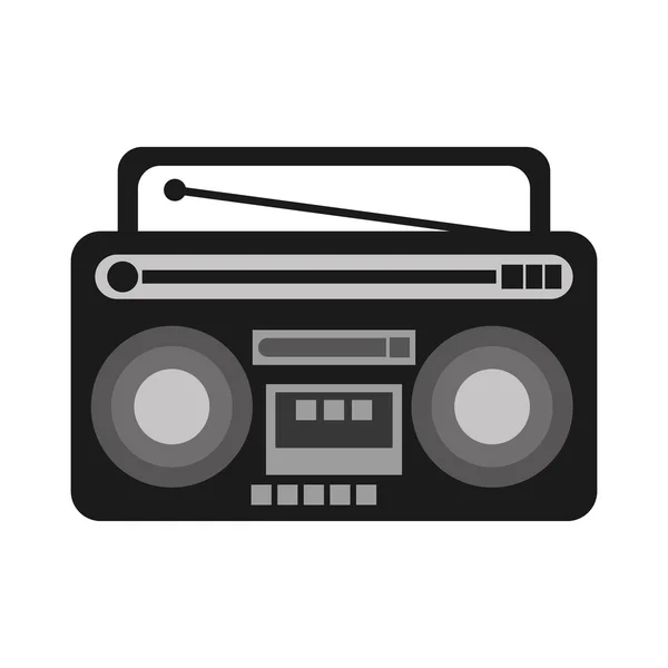 Icono de boombox clásico — Vector de stock