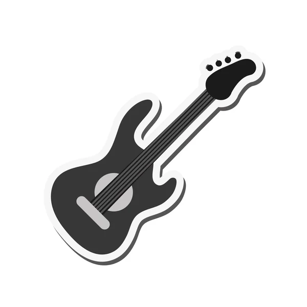 Ikone der E-Gitarre — Stockvektor