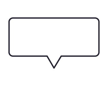 konuşma balonu simgesinin